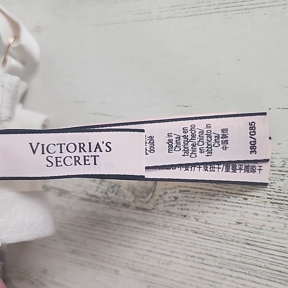 Victoria's Secret cream lace Dream Angels lined perfect coverage bra Size 38G - Picture 8 of 13